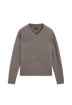 Massimo Dutti V-NECK KNIT - Jumper - Light Brown -Massimo Dutti Shop 2e988d841fbd46189ef861335adacaf4 1