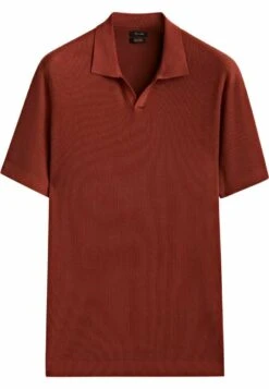Massimo Dutti Vertical-Textured Micro - Polo Shirt - Mottled Red -Massimo Dutti Shop 2eeefe0acc9d4df8bfd896c511cdda41