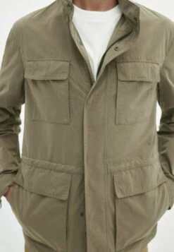 Massimo Dutti Technical With Zip- Summer Jacket - Brown -Massimo Dutti Shop 2f2c35dff33f4d3eb217c5531c49b7c9