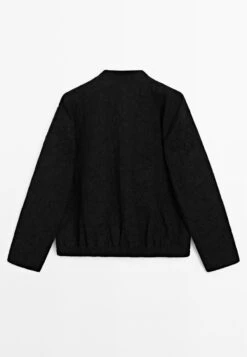 Massimo Dutti OVERSIZE BOMBER - Bomber Jacket - Black -Massimo Dutti Shop 2f34a5bb7d3540b1961387396242c15c