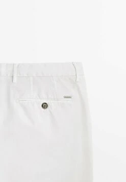 Massimo Dutti Blend- Chinos - White -Massimo Dutti Shop 2f6c7d84773945a880b42ecbc6a647a7