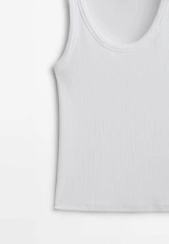 Massimo Dutti SleevelessBlend - Top - White 24 Massimo Dutti SleevelessBlend - Top - White -Massimo Dutti Shop 2f930fca7abc46fba089bce9bf9f913a