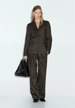 Massimo Dutti FLECKED - Blazer - Black -Massimo Dutti Shop 2f9667abd035439c9a14f200b1cdae30