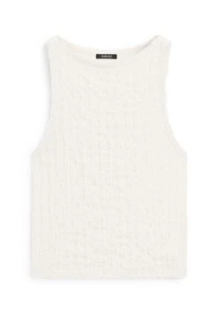 Massimo Dutti GATHERED SEMI-SHEER - Top - White -Massimo Dutti Shop 2fc16d9e697a4607b7a1ce9d6f5acad9