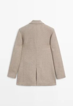 Massimo Dutti FLECKED - Classic Coat - Sand -Massimo Dutti Shop 2fc1911ee0a34a1385ed46877401b75c