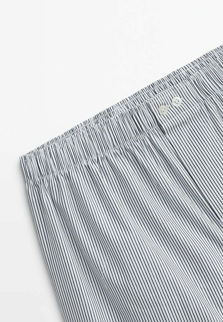 Massimo Dutti Striped - Boxer Shorts - Blue Denim 5 Massimo Dutti Striped - Boxer Shorts - Blue Denim - Image 3