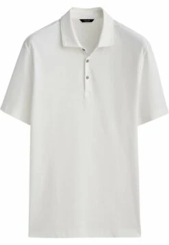 Massimo Dutti Short Sleeve Diagonal Micro - Polo Shirt - Beige -Massimo Dutti Shop 302092916eeb4f529662fefcaa04a785