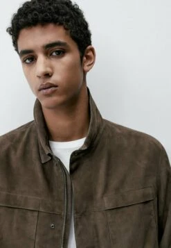 Massimo Dutti Trucker- Leather Jacket - Brown 14 Massimo Dutti Trucker- Leather Jacket - Brown -Massimo Dutti Shop 305ca9f9fc17489fb95aadd57dd9ce0a