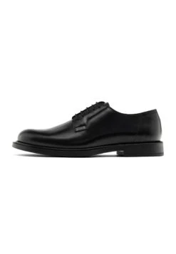 Massimo Dutti DERBY - Smart Lace-ups - Black