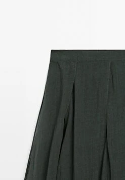 Massimo Dutti LONG FLOWING WITH RUFFLES - Maxi Skirt - Green -Massimo Dutti Shop 31026534a70f4ae98e8d5c4f8ebf177f