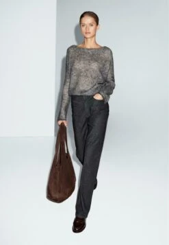 Massimo Dutti SHORT SWEATER - Jumper - Dark Grey -Massimo Dutti Shop 3106e6f8e7cc4599ba2fa07b48927dc6