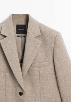 Massimo Dutti FLECKED - Classic Coat - Sand -Massimo Dutti Shop 31238f52ada348c2a897ccd1b6459618