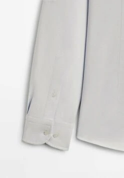 Massimo Dutti Micro Textured - Shirt - Light Blue -Massimo Dutti Shop 320693233b094022bf01784b9a574c01