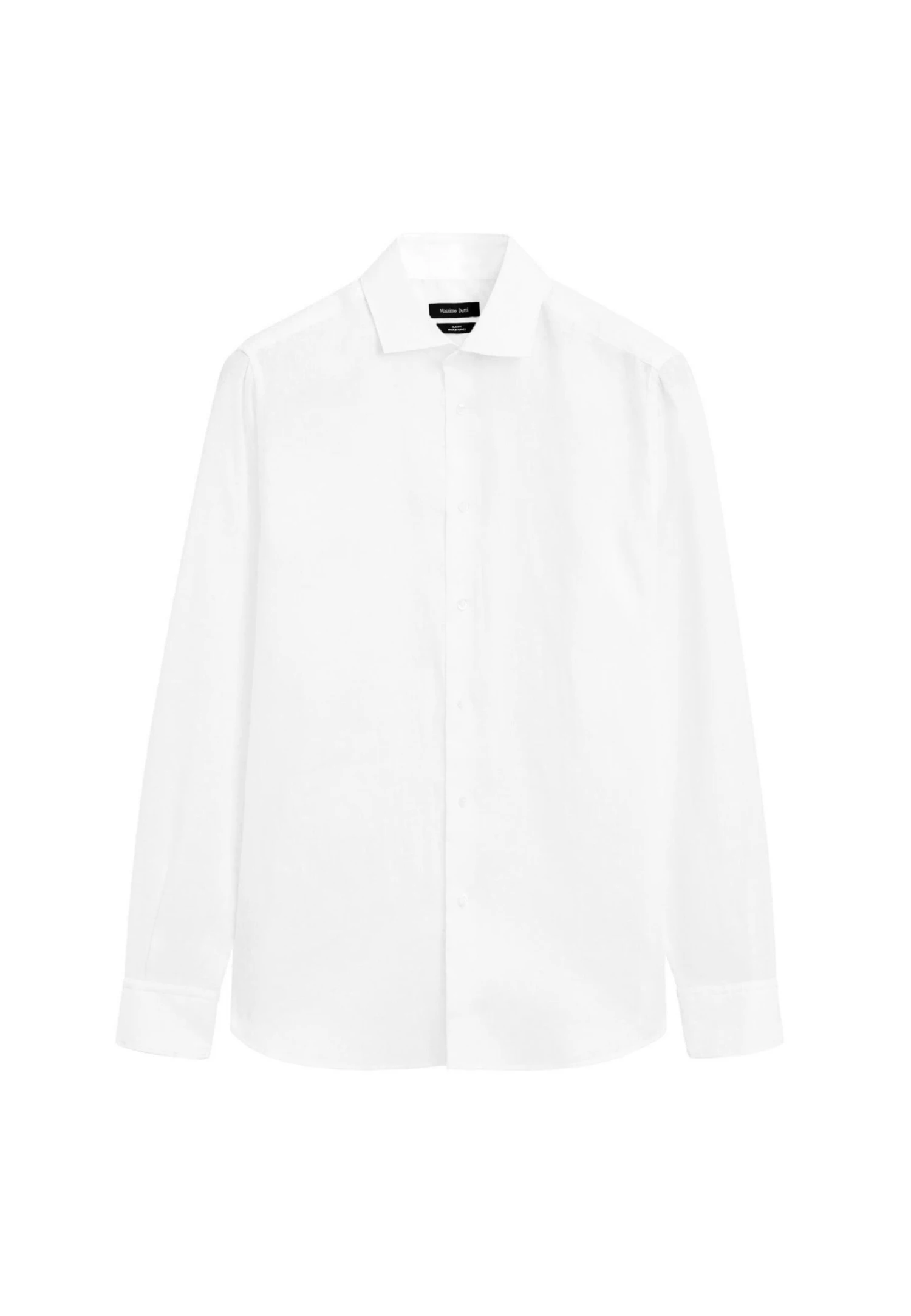 Massimo Dutti SLIM FIT GARMENT - Shirt - White 8 Massimo Dutti SLIM FIT GARMENT - Shirt - White - Image 6