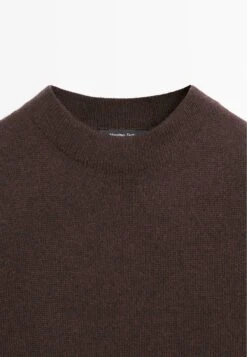Massimo Dutti BLEND CREW NECK - Jumper - Bordeaux -Massimo Dutti Shop 32543d59e98b401d86673fb0745123a4