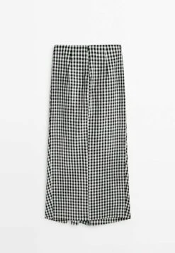 Massimo Dutti Studio-Gingham - Wrap Skirt - Black 21 Massimo Dutti Studio-Gingham - Wrap Skirt - Black -Massimo Dutti Shop 326c786184154731a28e443af0914f42