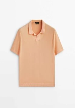 Massimo Dutti Smocked - Polo Shirt - Mottled Orange 21 Massimo Dutti Smocked - Polo Shirt - Mottled Orange -Massimo Dutti Shop 328451154fb84ca2a204384e9be7403a