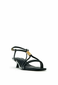 Massimo Dutti With Metal Piece- Sandals - Black -Massimo Dutti Shop 329bf89d6da24c41a99e3b93caf85a18