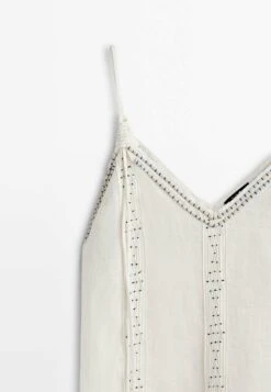 Massimo Dutti With Straps And Embroidery Detail - Maxi Dress - White 21 Massimo Dutti With Straps And Embroidery Detail - Maxi Dress - White -Massimo Dutti Shop 32afba743bc84f28abc68a38aa760570