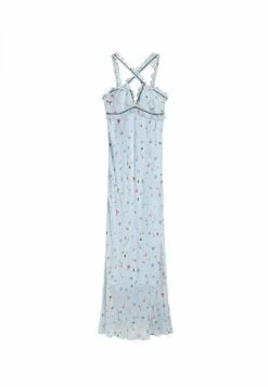 Massimo Dutti Studio - Long Strappy Floral Print - Maxi Dress - Light Blue 16 Massimo Dutti Studio - Long Strappy Floral Print - Maxi Dress - Light Blue -Massimo Dutti Shop 32cf23e17127418d890ad807368671bc