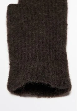 Massimo Dutti Fingerless Gloves - Dark Brown -Massimo Dutti Shop 33261c03bdb342b5956f5b6161190b08