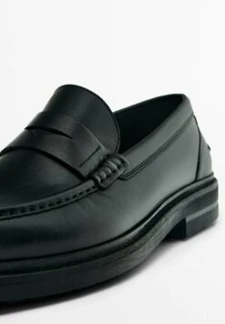 Massimo Dutti Loafers - Slip-Ons - Black -Massimo Dutti Shop 333fefc034544933bd31848cb2a20d25