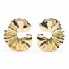 Massimo Dutti Studio -Plated Irregular Texture - Earrings - Gold Coloured -Massimo Dutti Shop 335c8df4194943fe8ca4fa9f77cca936