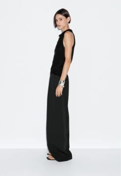 Massimo Dutti SLEEVELESS WITH DRAPED NECKLINE - Top - Black -Massimo Dutti Shop 338dcff579fa483aa7390bcd10468c2f