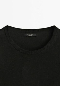 Massimo Dutti Crew Neck Blend - Sweatshirt - Black -Massimo Dutti Shop 33a0ece3b294424e8cb0238aa0da3f79