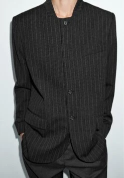 Massimo Dutti STRIPED PRINT - Blazer - Dark Grey 15 Massimo Dutti STRIPED PRINT - Blazer - Dark Grey -Massimo Dutti Shop 33a3eda13051406a8e4ee9635606caed