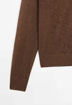 Massimo Dutti FINE SEMI-SHEER WITH V-NECK - Jumper - Brown 20 Massimo Dutti FINE SEMI-SHEER WITH V-NECK - Jumper - Brown -Massimo Dutti Shop 33c21b87230f4a91b8089af84fde5251