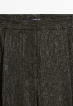 Massimo Dutti DARTED FLECKED - Trousers - Black -Massimo Dutti Shop 33f9259424844d469edbabb2a36d47f5