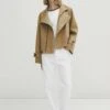 Massimo Dutti Cropped With Contrast Detail - Summer Jacket -Massimo Dutti Shop 3428277c6a01471baf7207145707488f