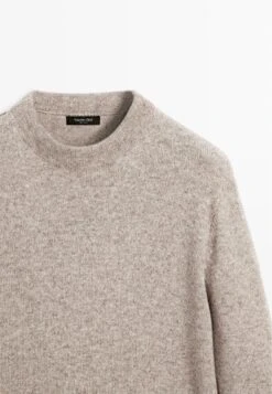 Massimo Dutti BLEND CREW NECK - Jumper - Beige -Massimo Dutti Shop 346e9e25d0624ef4b6375f10b958ee0e