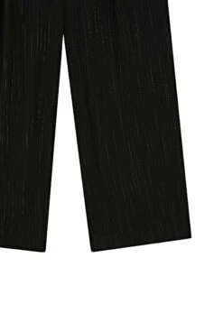 Massimo Dutti DARTED WITH STRIPE PRINT DETAIL - Trousers - Black -Massimo Dutti Shop 348992eb5a02416e8a37d5e0828ae1f9