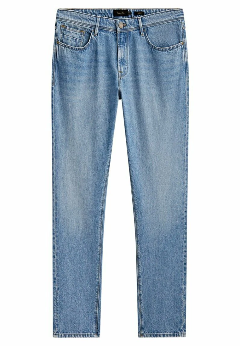 Massimo Dutti Tapered Fit Mid Bleach- Slim Fit Jeans - Blue 8 Massimo Dutti Tapered Fit Mid Bleach- Slim Fit Jeans - Blue - Image 6