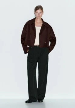 Massimo Dutti SHORT - Summer Jacket - Bordeaux -Massimo Dutti Shop 34ea84199f84449da08089e094fafe2a