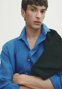 Massimo Dutti Shirt - Royal Blue -Massimo Dutti Shop 3500d4f4ae29404592439b1c26c87c1b