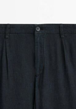 Massimo Dutti Rinse Wash Darted - Chinos - Dark Blue -Massimo Dutti Shop 3523bf458cca41ceb5a70ce9850e4a67