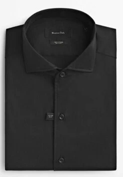 Massimo Dutti Textured - Formal Shirt - Black -Massimo Dutti Shop 3543903e2fad46dcaebcede5005f201d