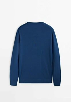 Massimo Dutti Crew Neck - Sweatshirt - Neon Blue -Massimo Dutti Shop 35622ab0bc8842af8f418632dfae6a15