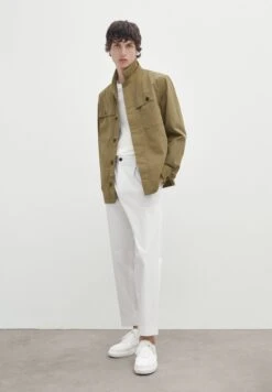 Massimo Dutti With Pockets- Summer Jacket - Brown -Massimo Dutti Shop 3577f43afa754a3980e17790f61d0016