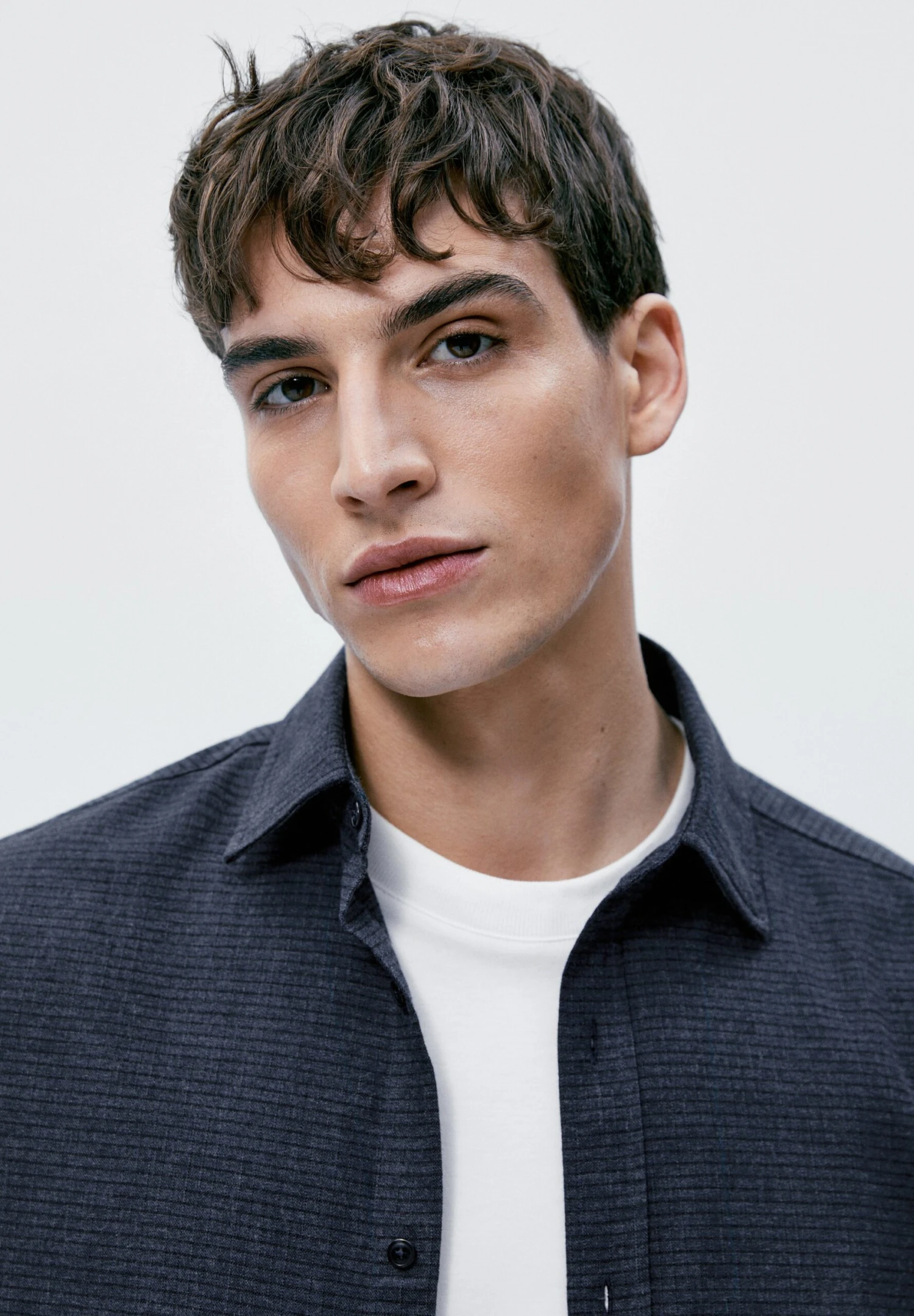 Massimo Dutti Regular Fit Check - Shirt - Blue 6 Massimo Dutti Regular Fit Check - Shirt - Blue - Image 4