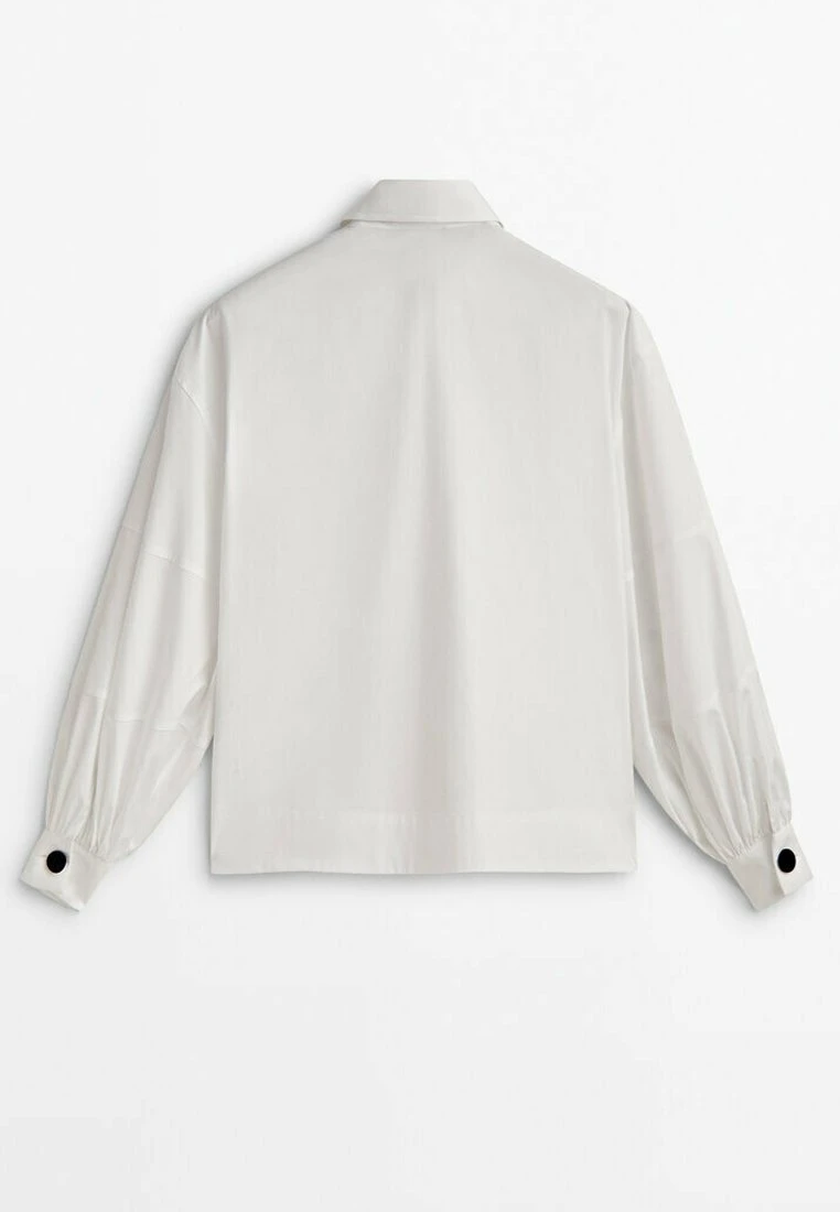 Massimo Dutti StudioWith Sleeve Detail - Button-Down Blouse 8 Massimo Dutti StudioWith Sleeve Detail - Button-Down Blouse - Image 6