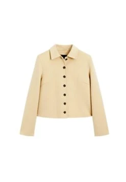 Massimo Dutti SHORT - Short Coat - Beige -Massimo Dutti Shop 3632919830694f188a9075a6a684ff3e