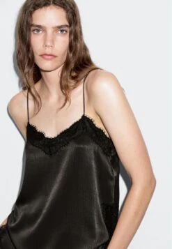 Massimo Dutti Top - Dark Brown -Massimo Dutti Shop 363d05028f154aebb4269afcc9a43d70