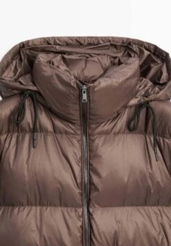 Massimo Dutti WATER-REPELLENT PUFFER - Down Jacket - Brown -Massimo Dutti Shop 363e56af8d9c41de95e4a376c006e432