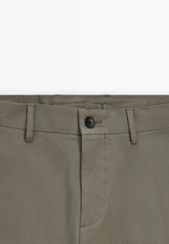 Massimo Dutti SLIM FIT - Chinos - Dark Green -Massimo Dutti Shop 36779eab05cf45bf83869f729e49e029