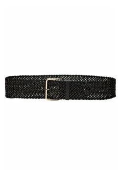 Massimo Dutti Wide Braided - Belt - Black -Massimo Dutti Shop 367ab637363946a1a15e065a11d9153c
