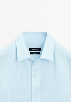 Massimo Dutti LIGHTWEIGHT - Shirt - Mottled Light Blue -Massimo Dutti Shop 3689236602a740a19445ce8f0c76005c